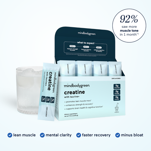 mindbodygreen creatine with taurine+