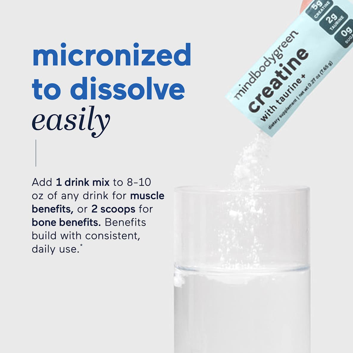 mindbodygreen creatine with taurine+